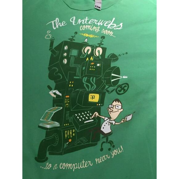Shirt Woot Humor - The Interwebs Internet coming soon Computer Programmer 3X - Picture 4 of 5
